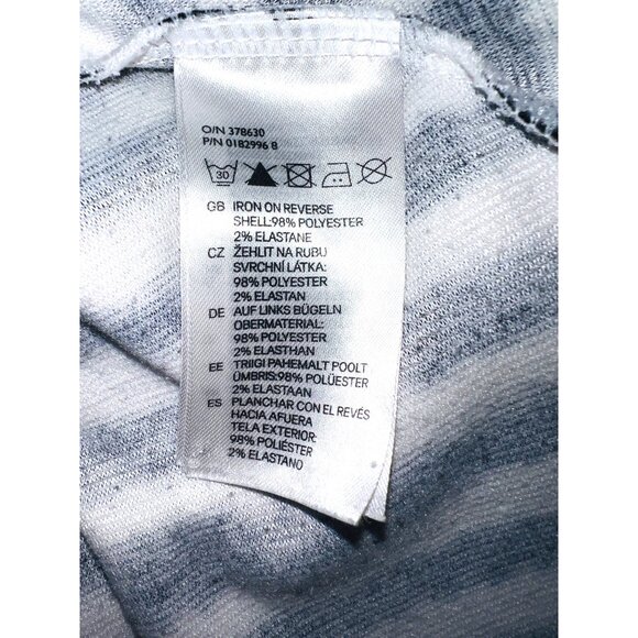 H&M Black & White Striped Sleeveless Fit & Flare Dress XS - Picture 4 of 4